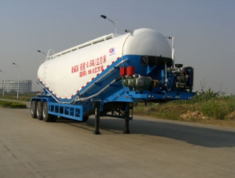 58立方三橋半掛粉粒物料運(yùn)輸車