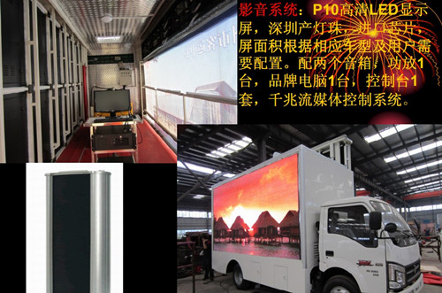 LED廣告車影音結構圖展示