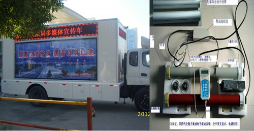 LED廣告車廣告燈箱及操作系統(tǒng)所在位置