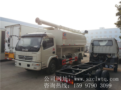 5-6噸國四東風(fēng)多利卡散裝飼料車
