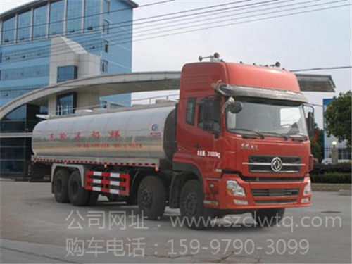 國四東風(fēng)天龍前四后八25方奶罐車圖片展示