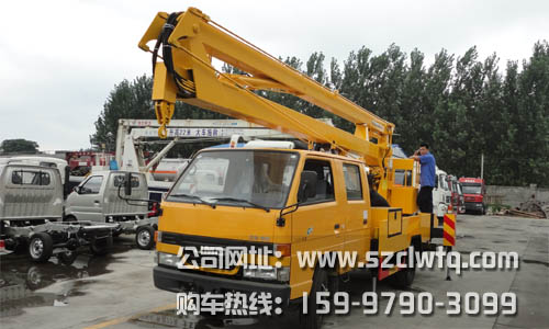 江鈴雙排座16米高空作業(yè)車