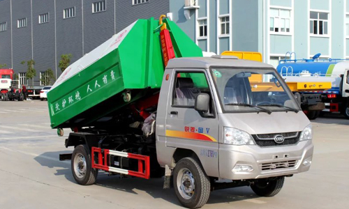 國(guó)五凱馬車廂可卸式垃圾車