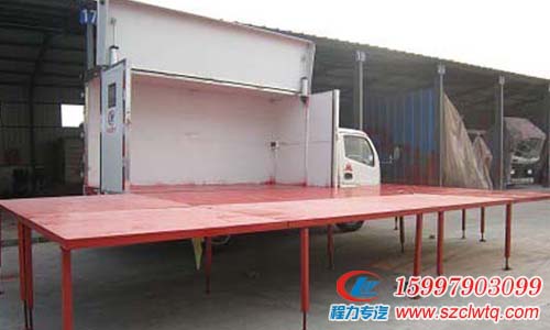 湖北程力流動舞臺車可拓展舞臺面積