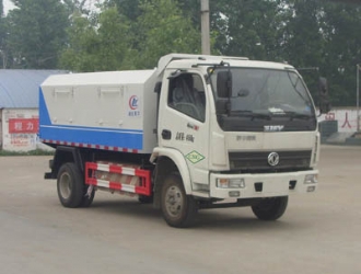國五東風(fēng)CNG密閉式桶裝垃圾車