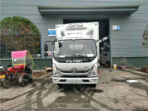 福田奧鈴捷運(yùn)廂長4.085米冷藏車