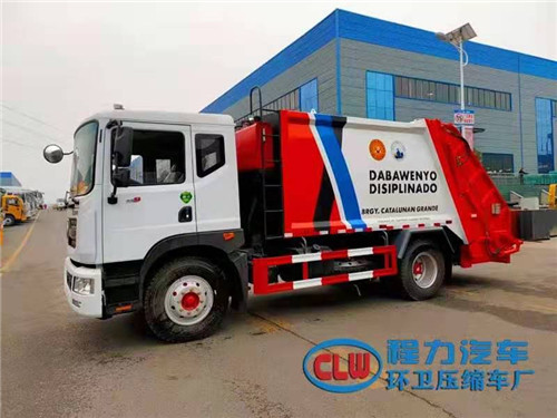 出口菲律賓東風D9壓縮垃圾車圖片