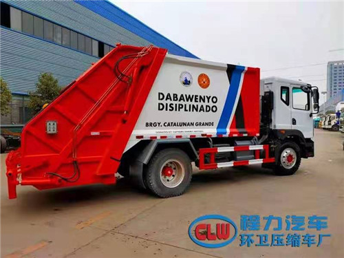 出口菲律賓東風D9壓縮垃圾車圖片