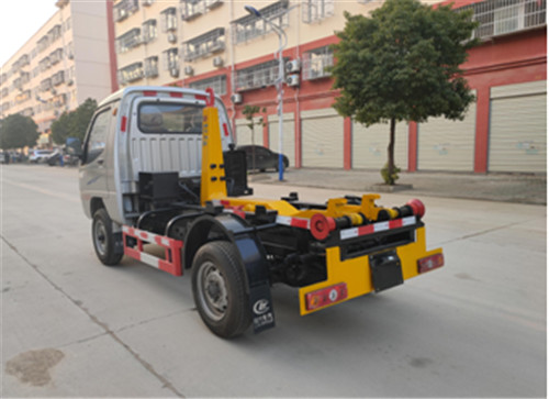 國六吉利唐駿3方勾臂垃圾車