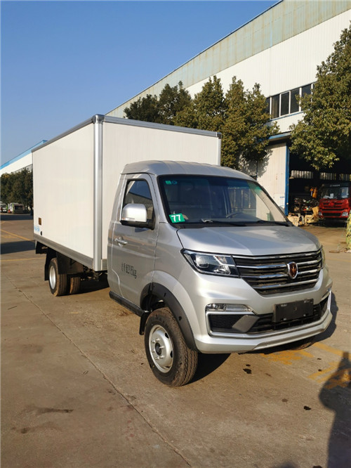 國六金杯T50后雙輪汽油冷藏車