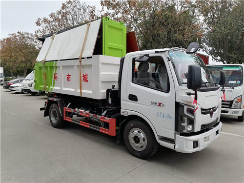 國(guó)六藍(lán)牌重載飛碟鉤臂（套臂）垃圾車