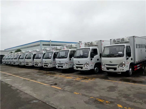 國六躍進醫(yī)療廢物轉運車